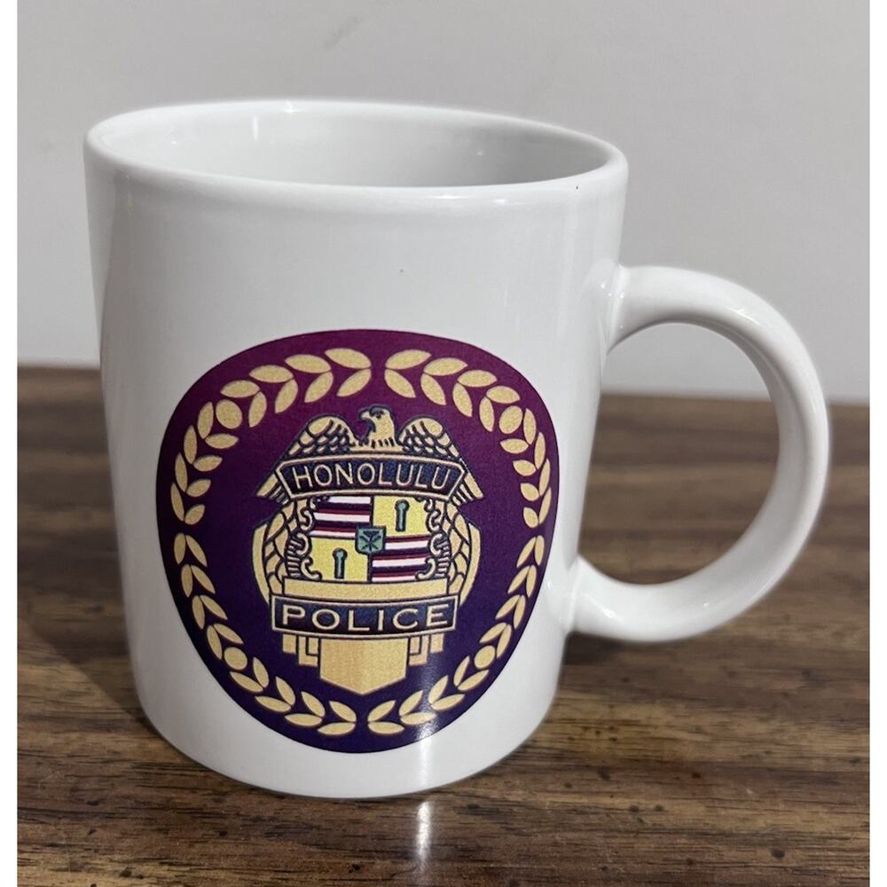 Vintage Honolulu Police Hawaii Five-O Coffee Cup Mug